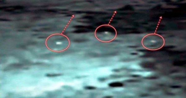 Очередные НЛО на Луне: похоже, что там идут космические войны