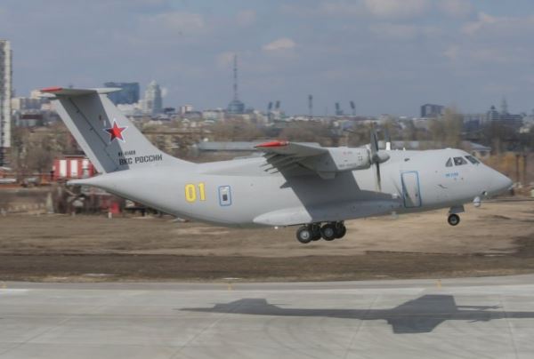 Второй полет первого опытного образца военно-транспортного самолета Ил-112В